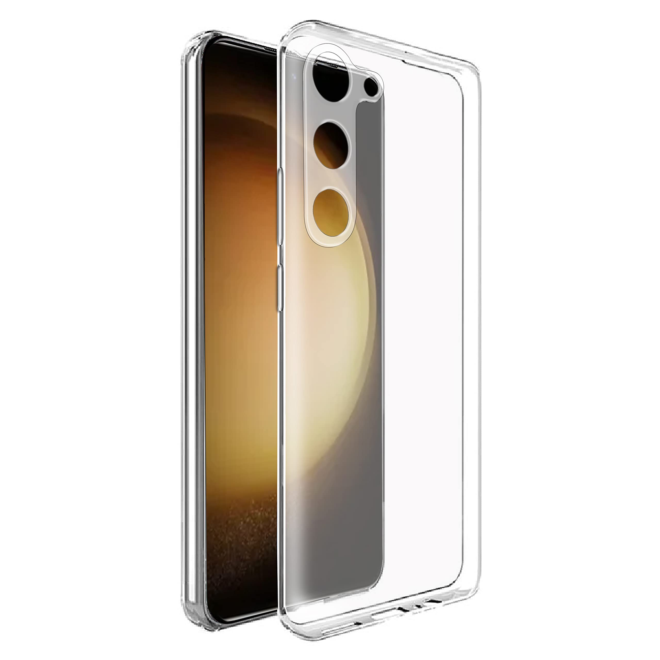 Casotec Crystal Clear Back Case for Samsung Galaxy S23 5G | Raised Bumps for Camera & Screen Protection | Clear Soft Silicone Back Case Cover for Samsung Galaxy S23 5G (TPU | Transparent) (B0BXH4163R) Amazon Price History, Amazon Price Tracker