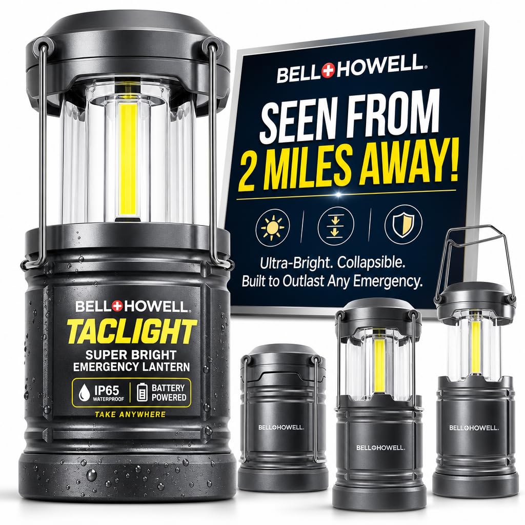 Bell+Howell 4 Pk Multipurpose Camping Lanterns