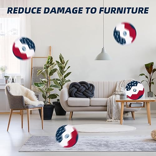 Miniatura 4 de Picador The House Ball, pelotas de fútbol para interiores, suaves y seguras, tamaño 4, para el interior del patio de casa, divertidos regalos de