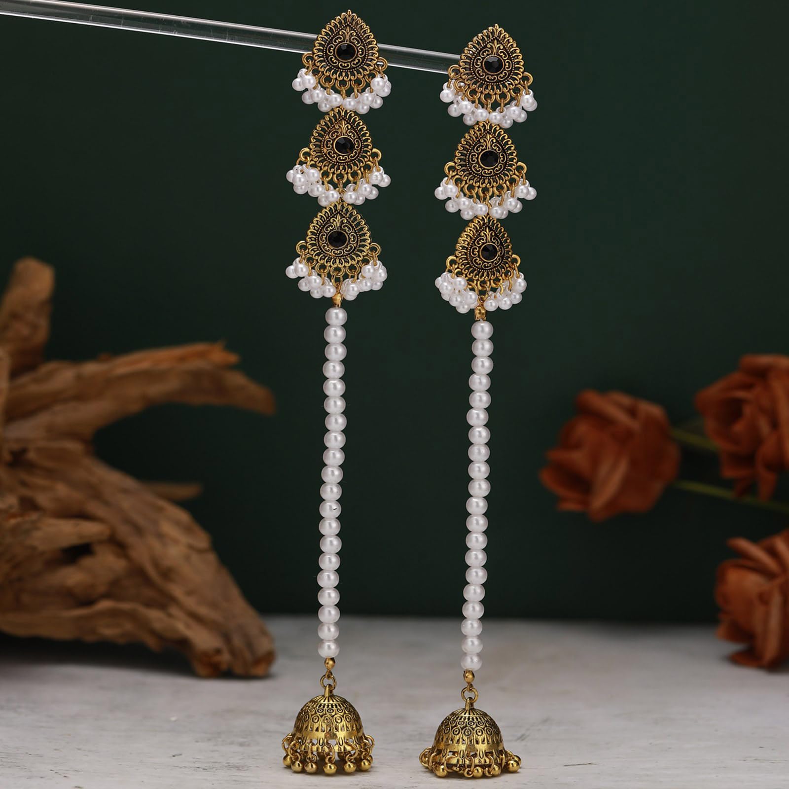 Postes de oreja para decoración móvil, mecanismo de cierre seguro, joyería para mujeres, pensamientos de regalo, mezcla de metal, postes oscilantes — view 6