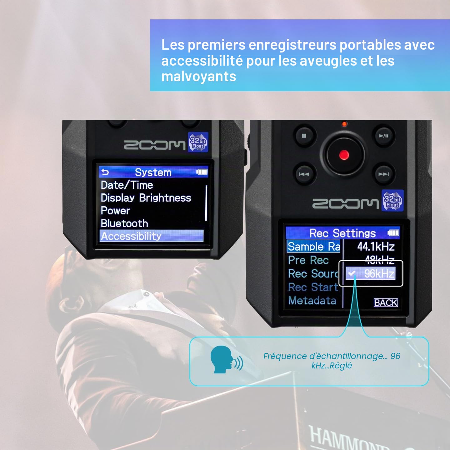 Zoom H6essential Enregistreur Portable 6 Pistes en 32 Bits, Guide Vocal, Micro stéréo X/Y Amovible, 4 entrées XLR-Jack, Interface Audio USB, pour Musique, Podcast, cinéma, Sound Desing