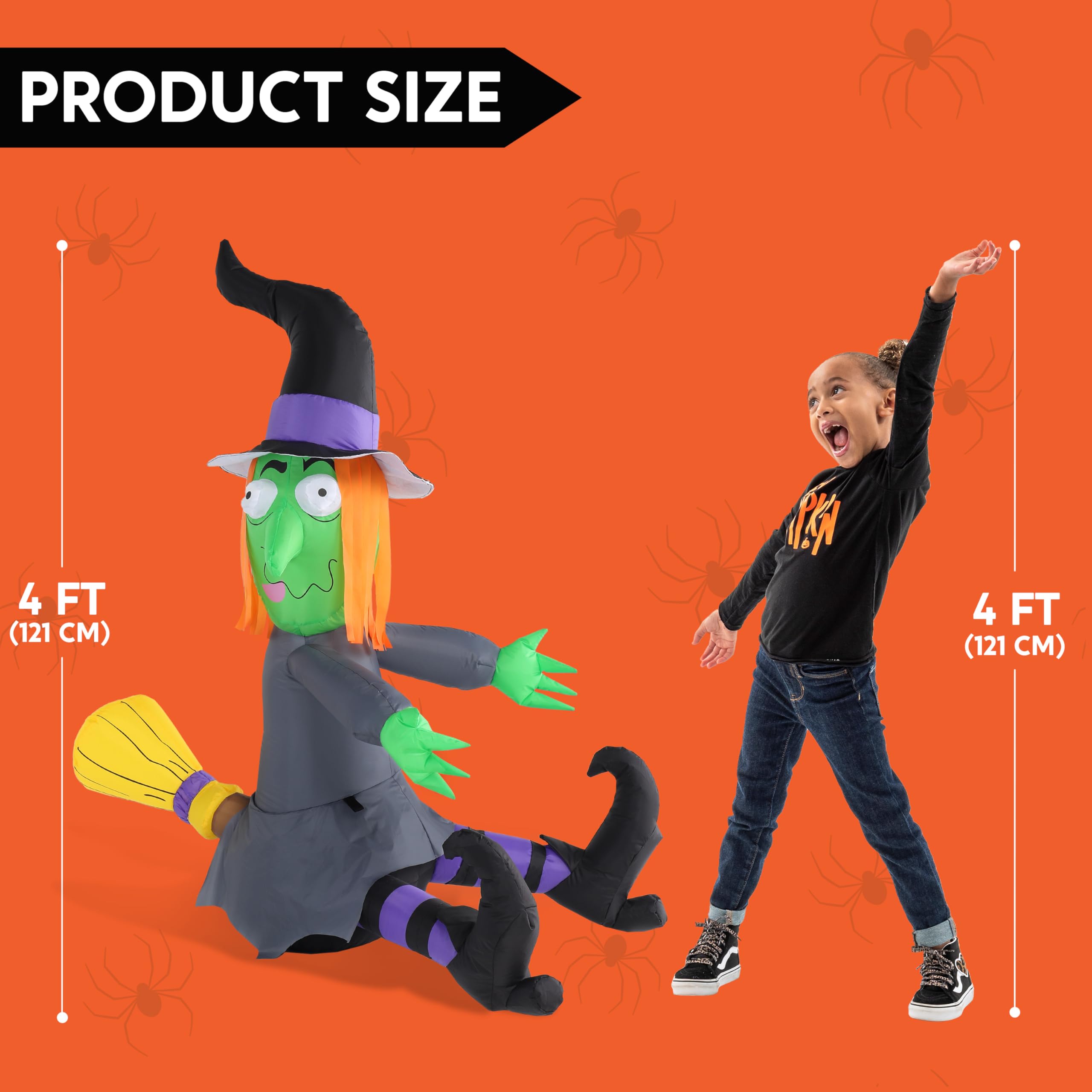 Giant 26Ft Halloween Inflatables Pumpkin Decorations Extra Large Halloween Bl – Christmas Decor World