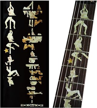 Fretboard Markers Inlay Sticker Decals for Guitars - Diva