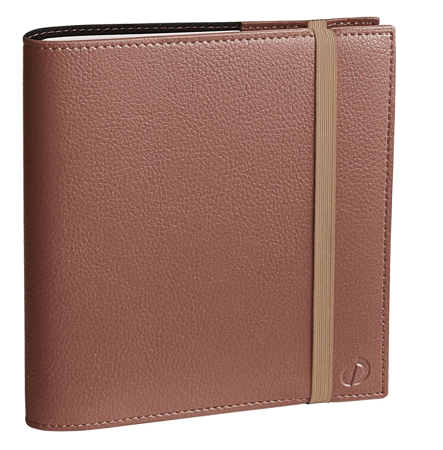 Quo Vadis - Collection: Time & Life Time & Life Medium with elastic – Calendar Diary – Week to View – Size: 16 x 16 cm Copper – Year 2024