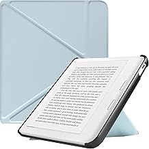 Case Compatible with Kobo Libra Colour (2024)/Kobo Libra 2 (2021) 7 Inch Ebooks, Ultra Case - Slim and Lightweight with Auto Wake/Sleep and Stand - Sky Blue