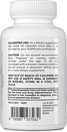 Miniatura 3 de Magnesio tranquilo, 275 mg por 3 cápsulas, 90 cápsulas veganas, sin tamponar, quelado de glicina, alta absorción*