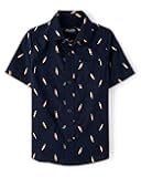 The Children's Place boys Short Sleeve Button Up Shirt