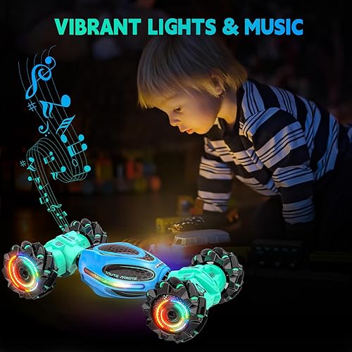 Miniatura 7 de Auto a control remoto para niños  Autos RC para niños de 4 a 12 años, con detección de gestos RC Stunt Drift Car para niños, juguetes de 4, 5, 6, 7,