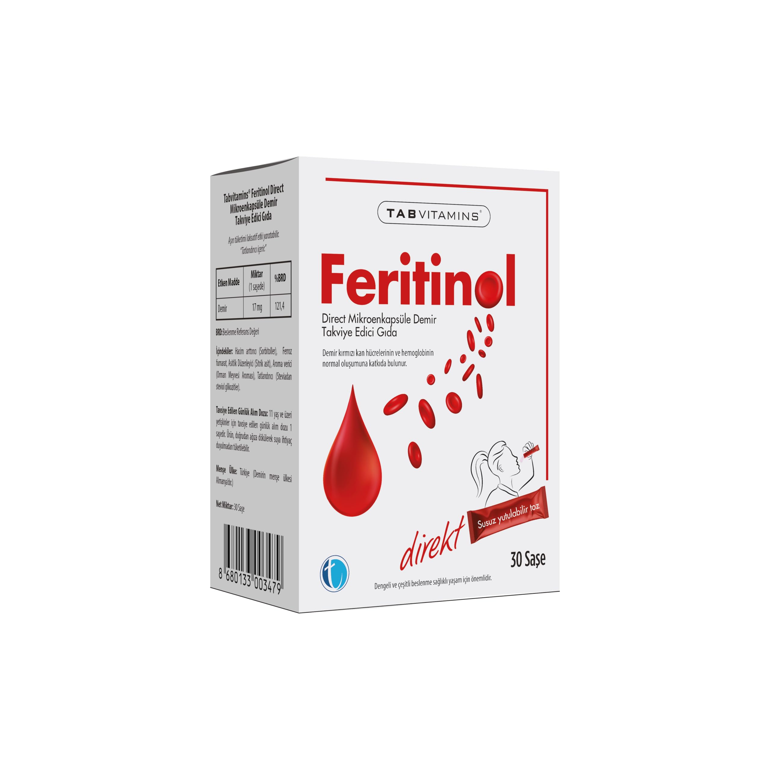 Feritinol 30 Saşe