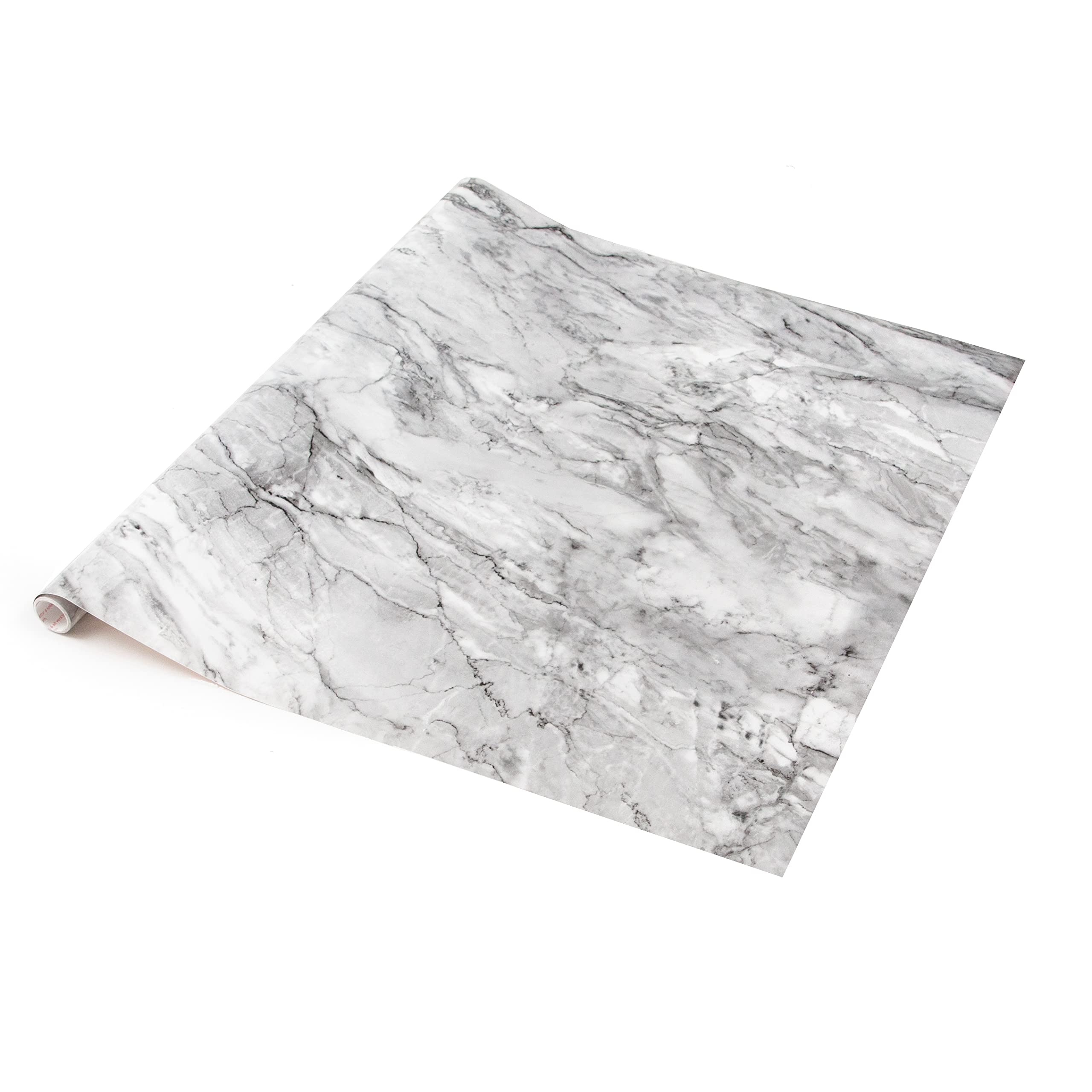 Self Adhesive Vinyl Wrap Film for Kitchen Worktops dc fix Marble Romeo Grey (67.5CM, 11M)