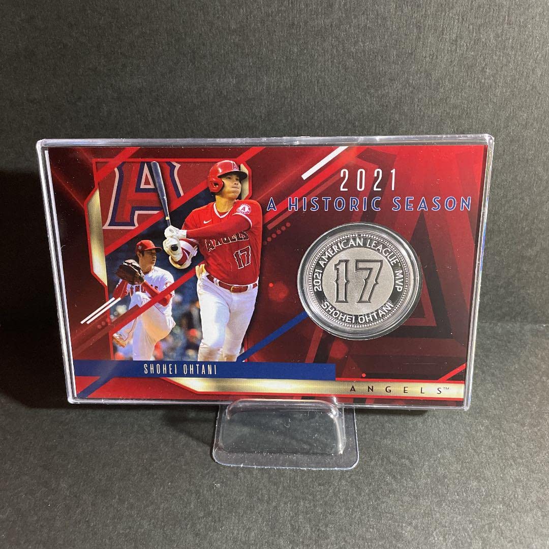 Amazon.co.jp: 2021 大谷翔平 A HISTORIC SEASON シルバーコインカード 