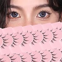 Vista 27 de outopen Pestañas postizas de visón 3D, pestañas postizas naturales y finas, 0.59 pulgadas, pestañas largas y esponjosas, herramientas de maquillaje