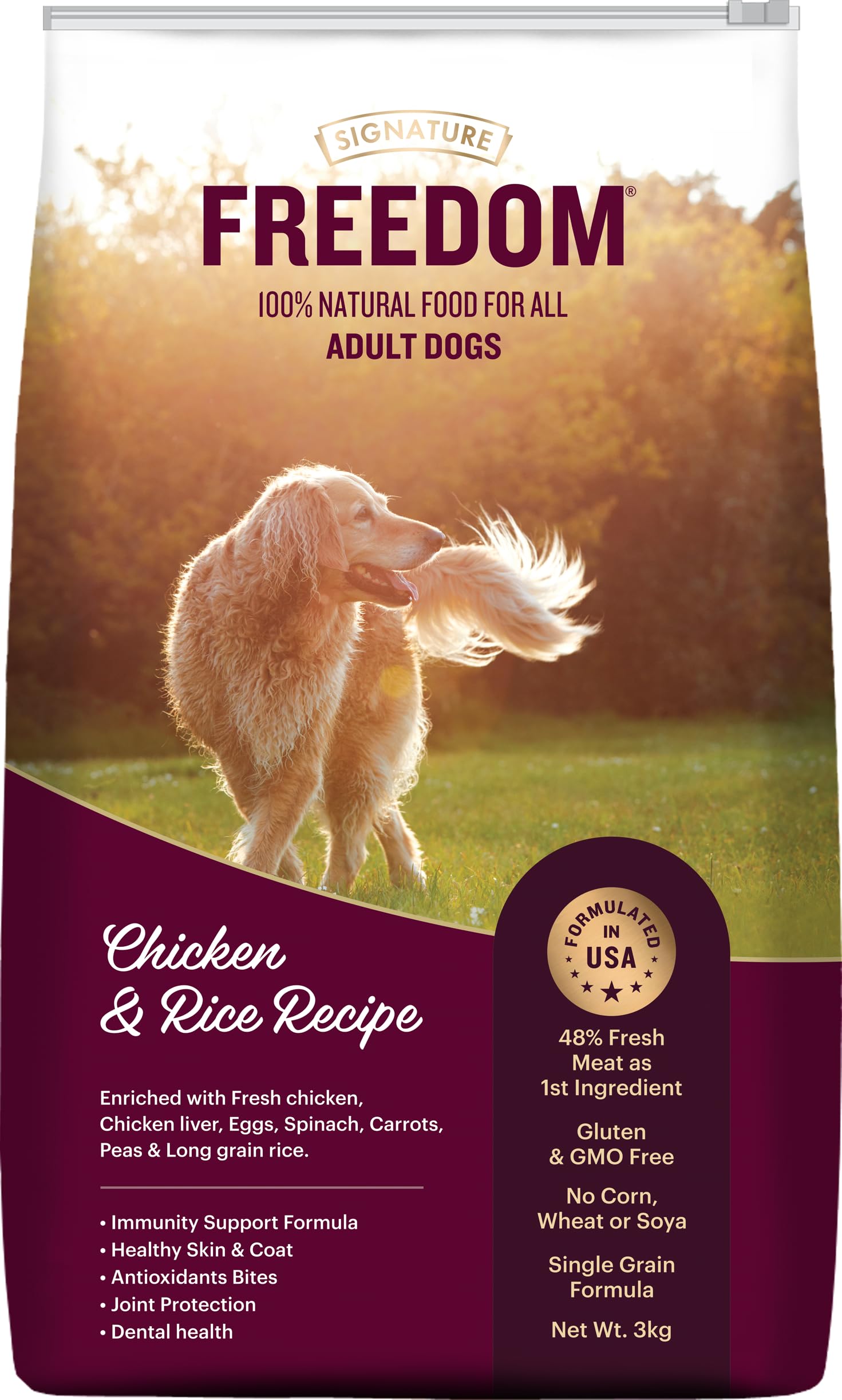 Freedom Chicken & Rice Adult Dog Dry Food - 3 kg (B0CLV4G1QD) Amazon Price History, Amazon Price Tracker