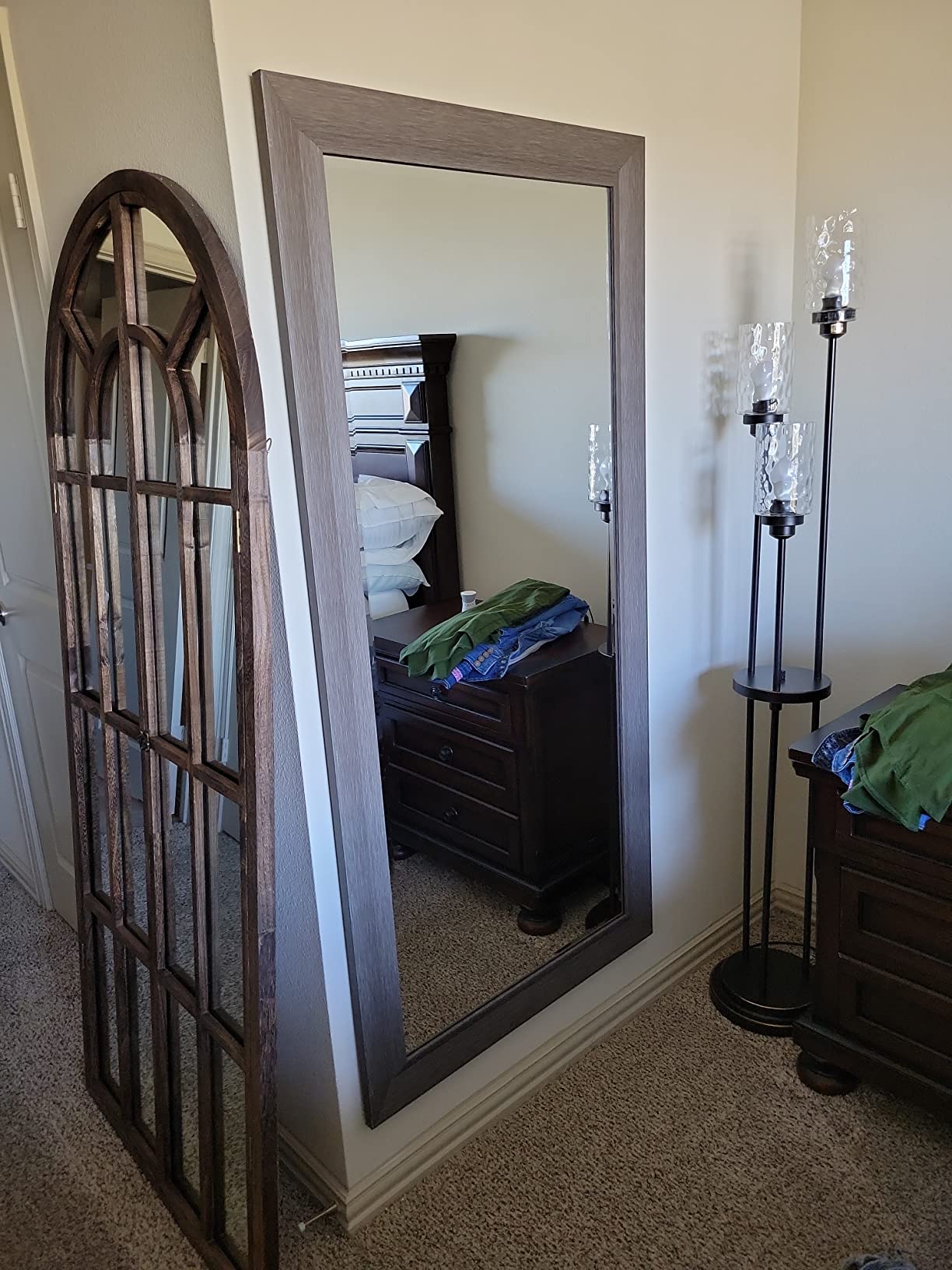 29/mo Finance Framed Bevel Leaner Full Length Huge Floor Mirror XL