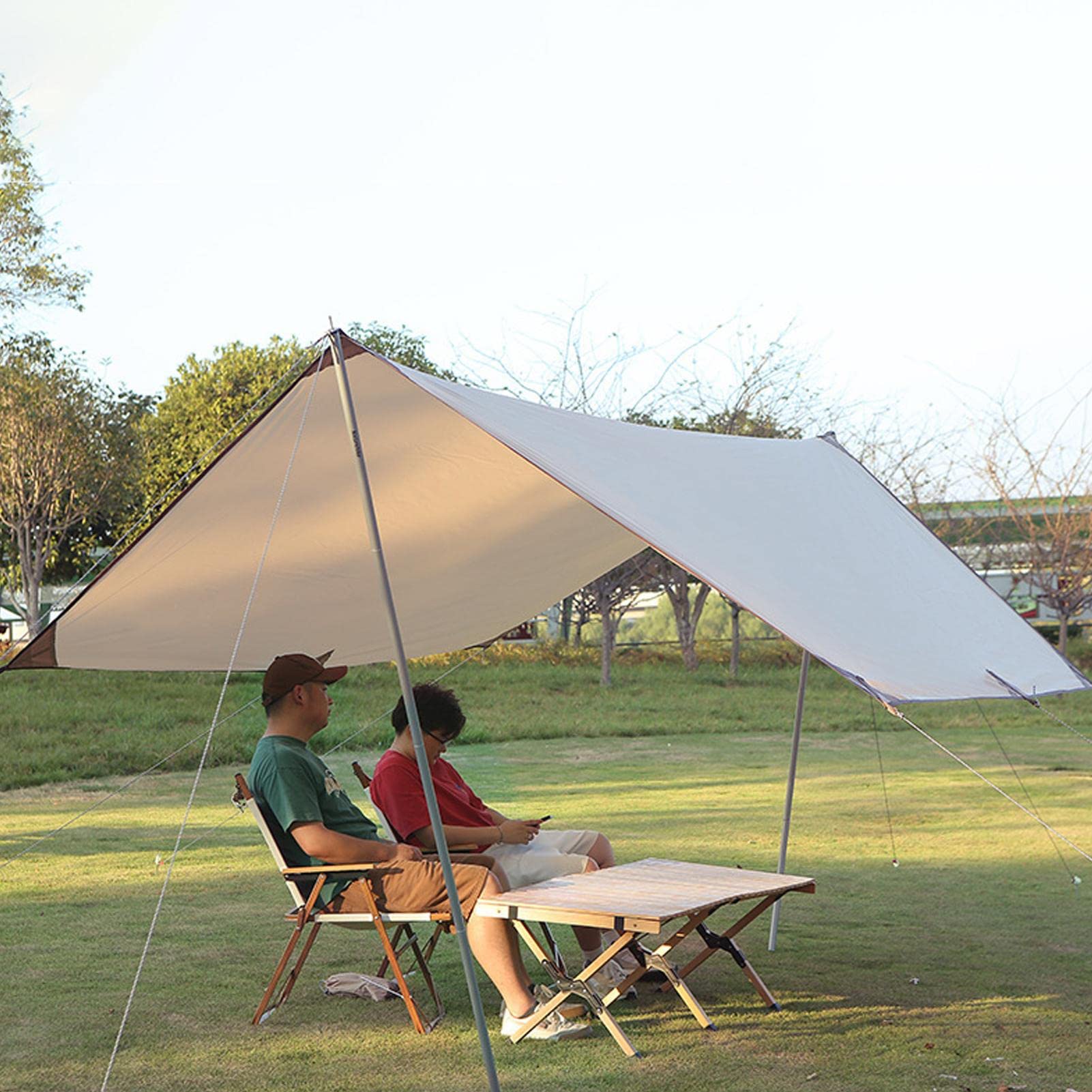 Rain Fly Camping-Regenplanen-Set, Hängemattenzelt, Regenplane für Camping | Hängematte, Campingausrüstung, einfach aufzubauen, inklusive Zeltheringe und Tragetasche