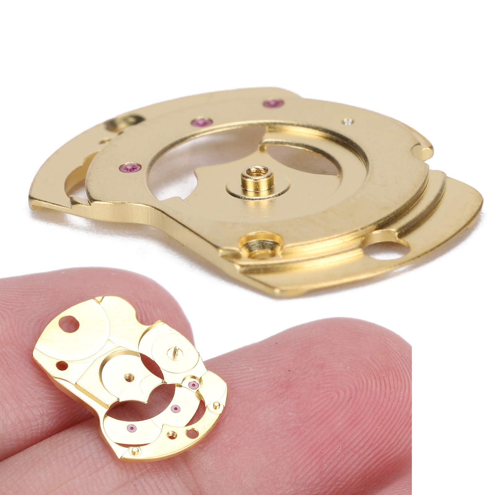 Stecca di ricambio per orologio per movimento 2824/2836, parte di riparazione di precisione per orologi, stecca a molla in lega compatibile con movimenti meccanici ETA 2824 e 2836 (oro)