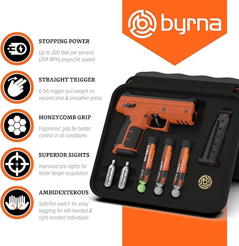 Miniatura 7 de Byrna SD Autodefensa Pepper Ultimate Bundle - Spray de pimienta lanzador de pimienta no letal menos letal defensa doméstica defensa personal