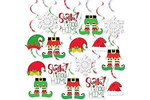 K KUMEED Elf Yourself Christmas Party Decorations: The Ultimate Touch for a Jolly Ambiance