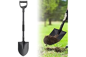 Garden Shovel for Digging with D-Shape Handle for Enhanced Grip