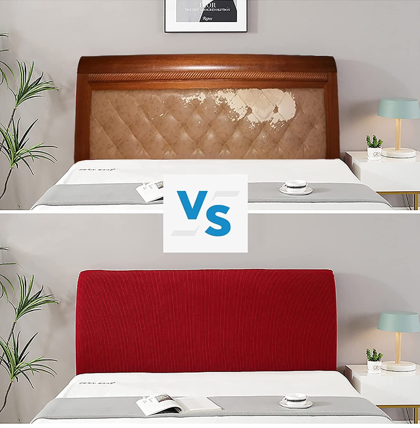 Kopfteil-Abdeckung Aus Polyester – Staubschutz Fürs Bett, 190-210 Cm Breite