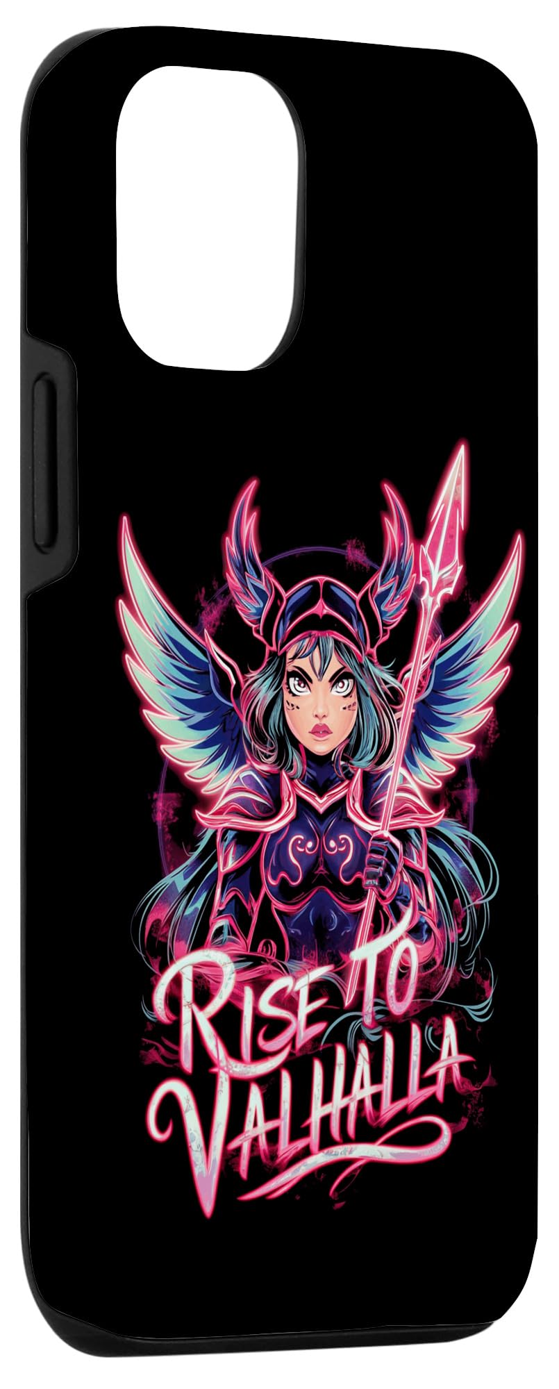 iPhone 15 Viking Rise To Valhalla Colorful Valkyrie Norse Mythology Case - Image 3