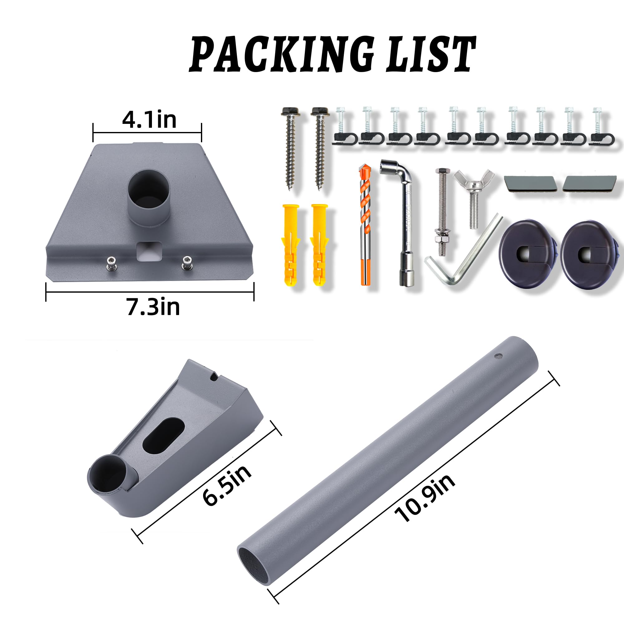 Starlink Gen 3 Mount Starlink V3 Mount Kit, Pole Mount, Roof Mount, Short Wall Mount. Starlink Gen 3 Pole Bracket and Complete Mounting Kit, perfect for holding your Starlink V3 Standard Antenna(Grey)