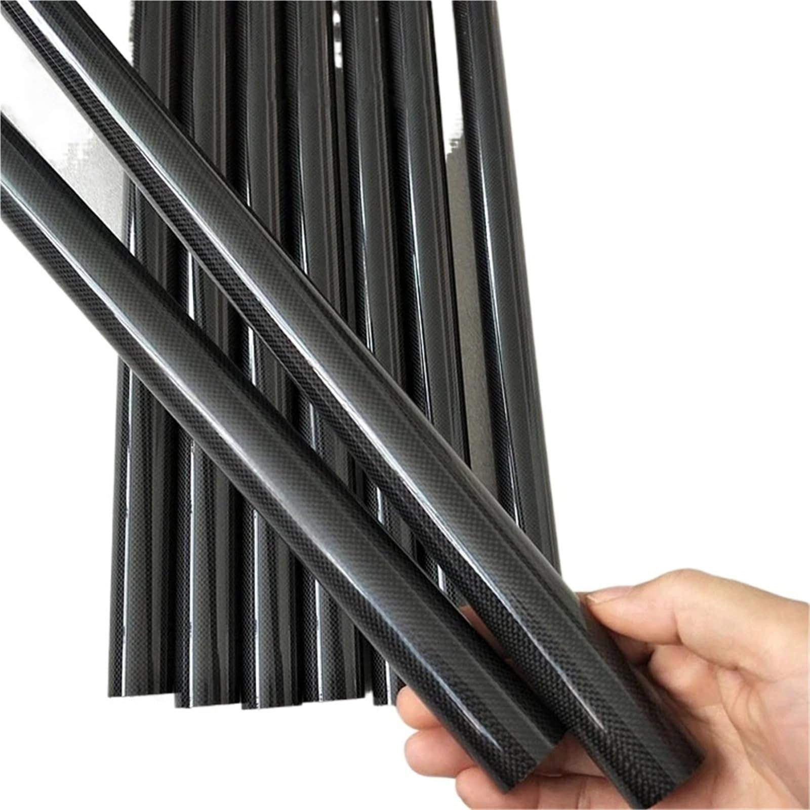 Tubo De Fibra De Carbono Tubo de fibra de carbono | Longitud: 500 mm, Grosor de la pared: 0,5 mm, Calibre: 5 mm-41 mm Accesorios for modelos de aviones(41x40x500mm 2pcs)