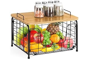 HEOMU Countertop Basket: Kitchen Organization Solution