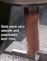 Vista 6 de Brocas de carburo de punta cuadrada de 1/4 pulgadas, 4 flautas, diámetro de 1/4 pulgadas, longitud total de 2-1/2 pulgadas, afilado, duradero, corte