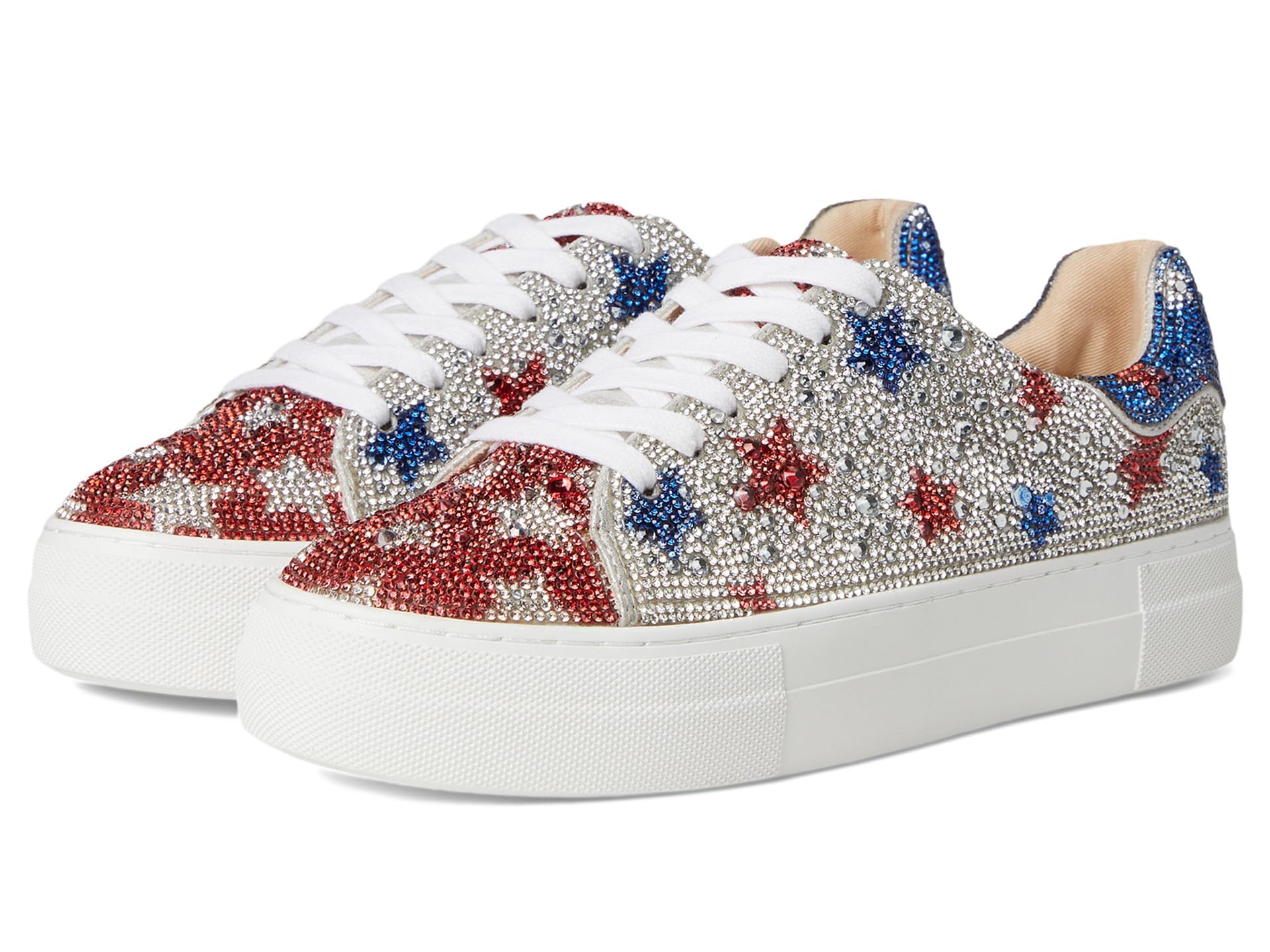 Betsey Johnson Women's Sidny Sneaker, Stars, 5.5 UK