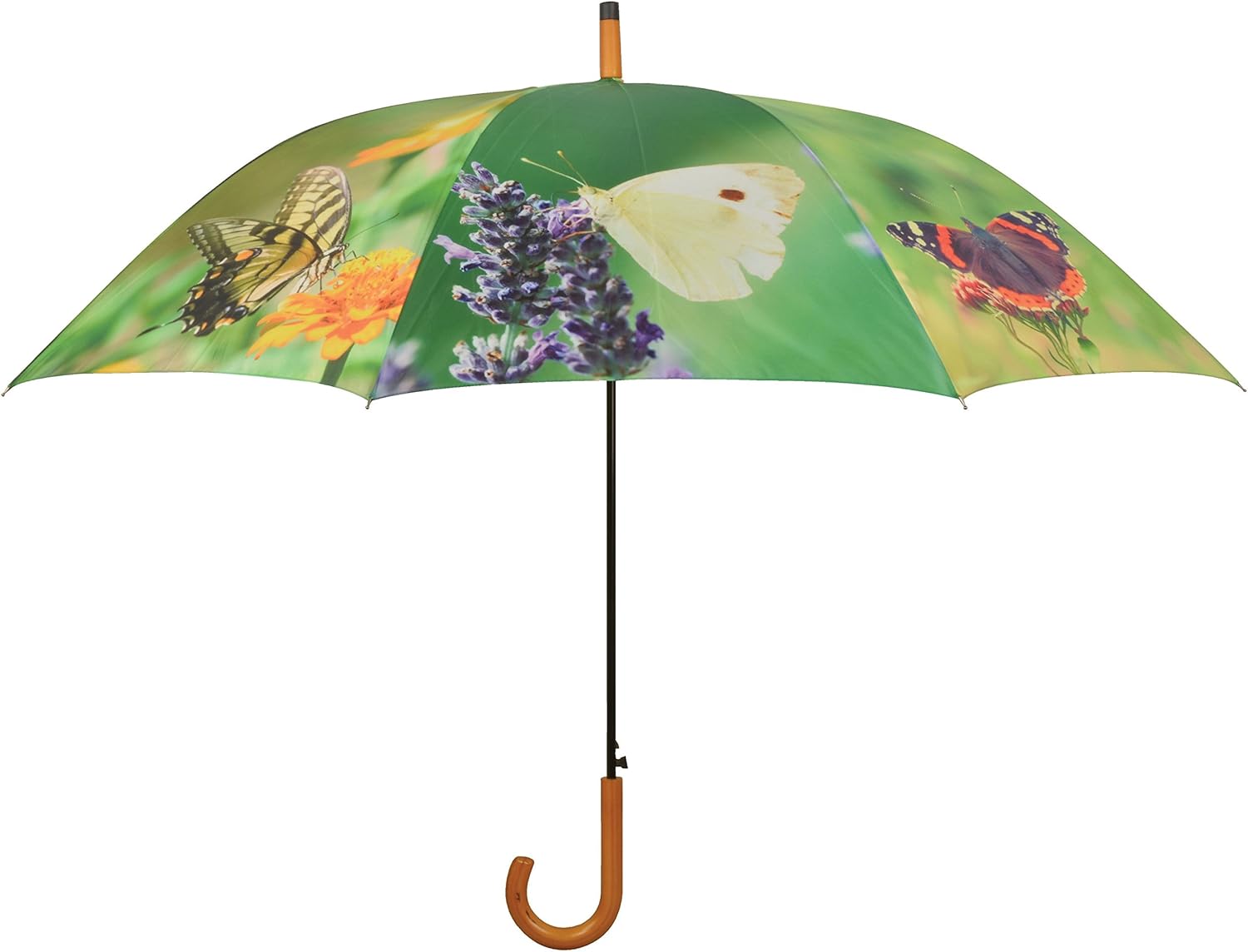 Esschert Photo Print Umbrella Butterflies Design Polyester Apparel Accessories