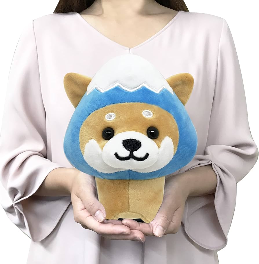 Amazon.co.jp: Traveling Mameshiba Mascot Cushion, Cute, Mochi