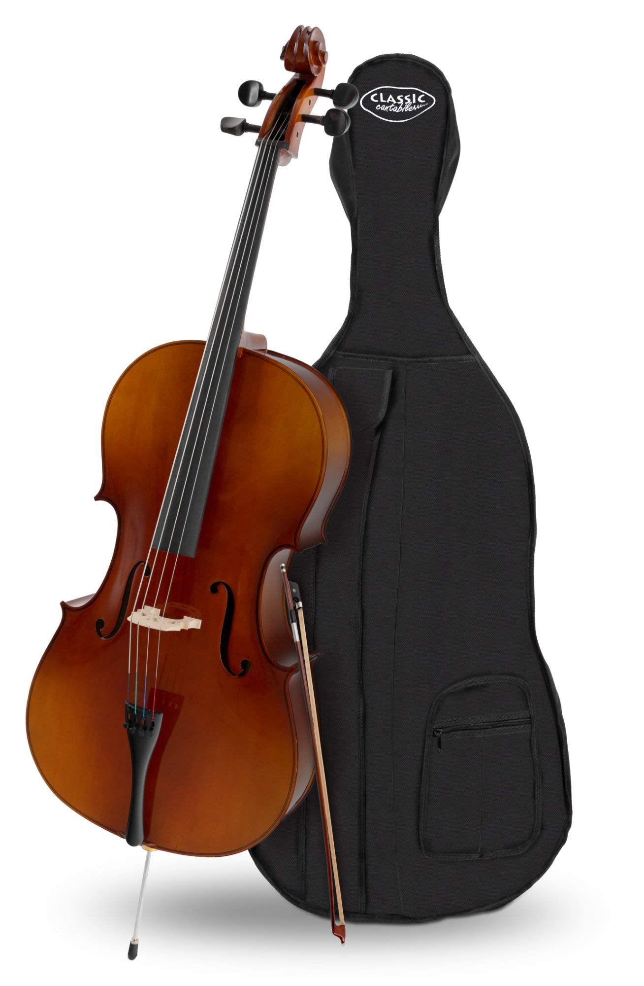 Classic Cantabile Student Cello 4/4 – gesperrte Fichtendecke, Ahornboden
