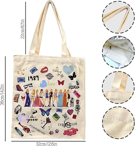 Miniatura 2 de Gpurplebud Bolsa de maquillaje para cantante, álbum inspirado, regalo, disfruta de la canción de la canción, bolsa de cosméticos, mercancía para