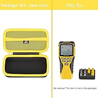 Vista 5 de FBLFOBELI Estuche rígido de transporte compatible con Klein Tools VDV501-851/VDV501-852/VDV501-853 Kit de probador de cables con Scout Pro 3