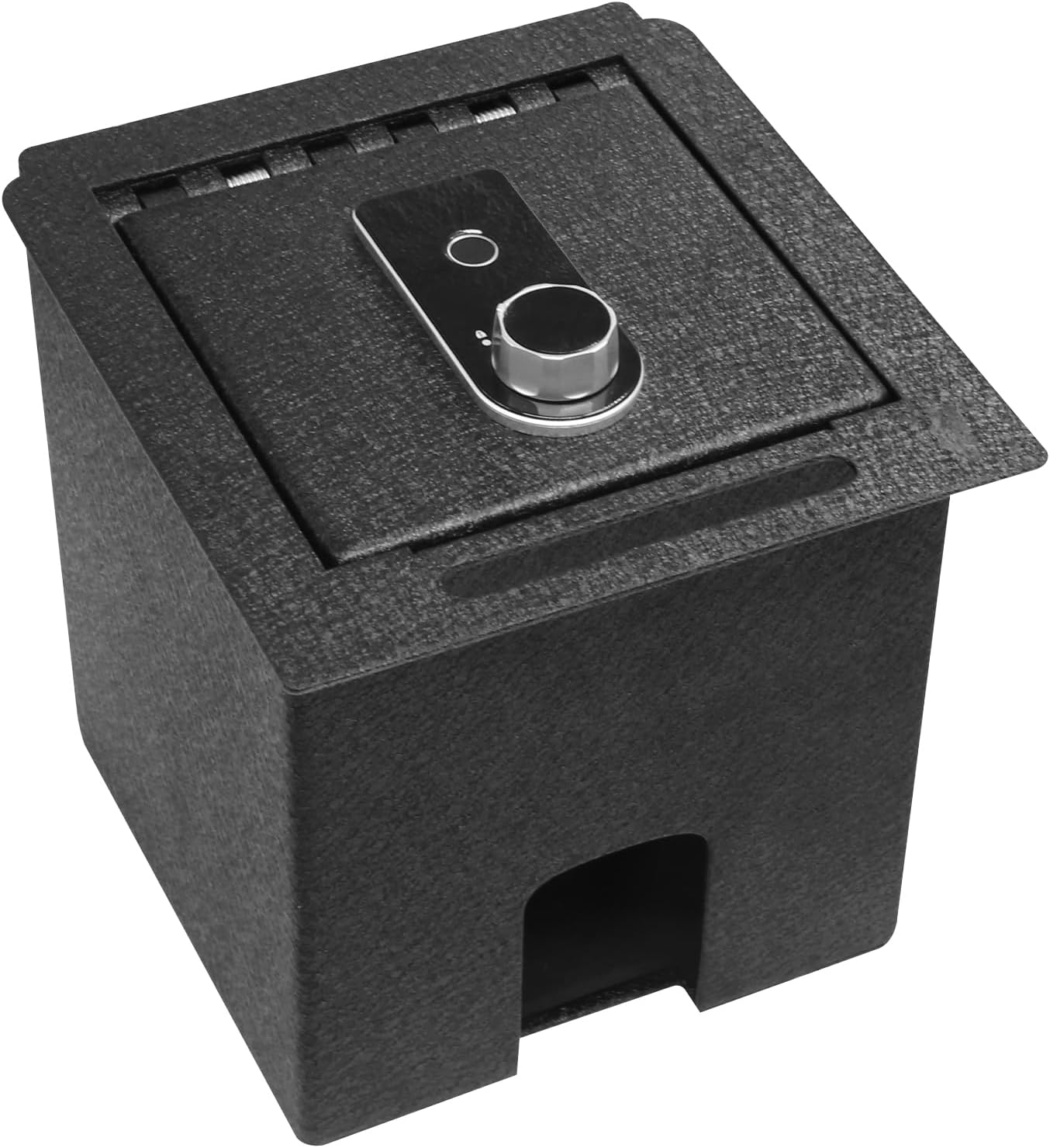 Center Console Safe Vault, Console Safe Lock Box Compatible with 2016–2023 Toyota Tacoma, Fingerprint Access with 2 Backup Keys