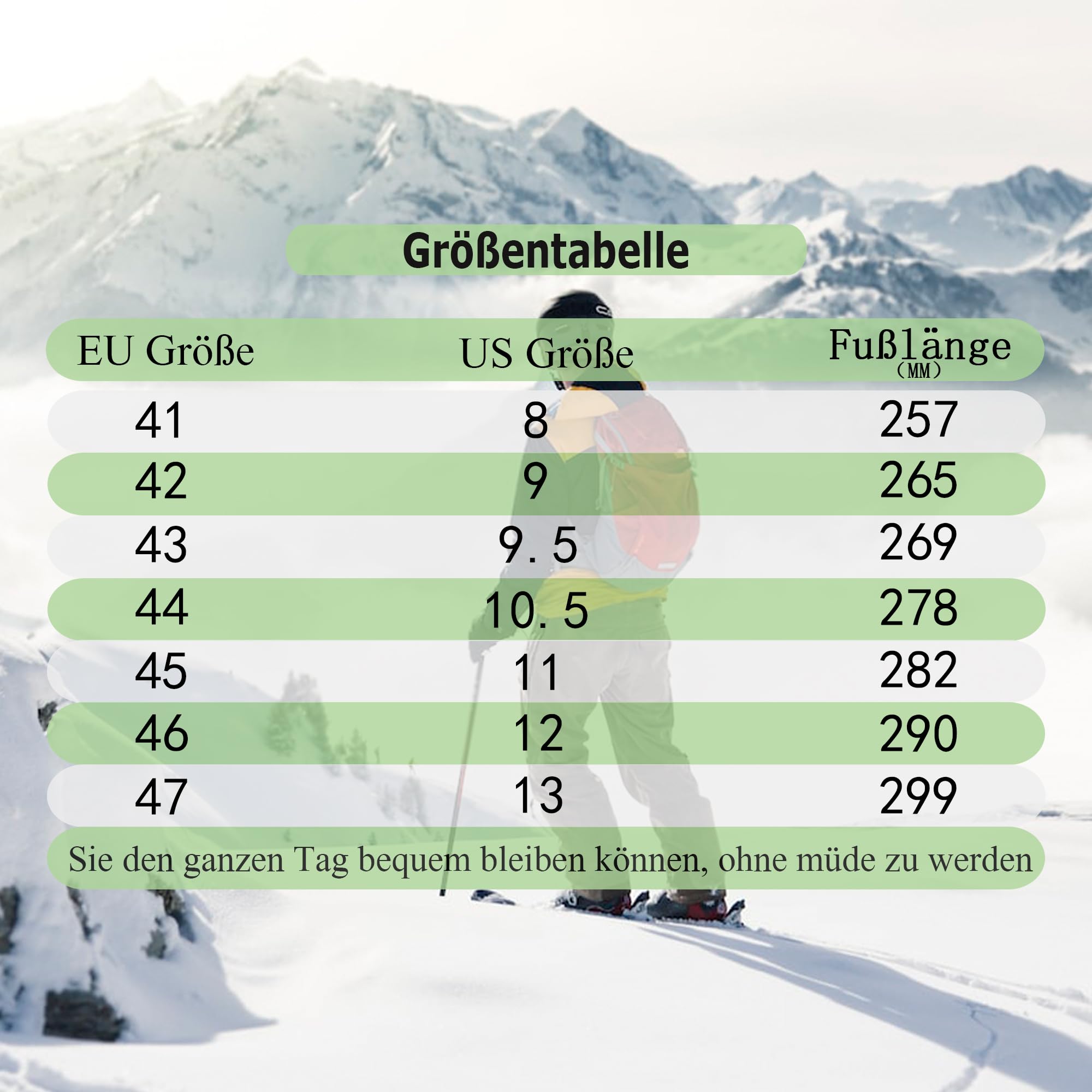 TLOLA Winterstiefel Herren Wasserdicht Winterschuhe Warm Gefüttert | Schneestiefel Leicht Wanderschuhe Trekkingschuhe Rutschfest Stiefel Herren Ski Outdoor Boots Herren