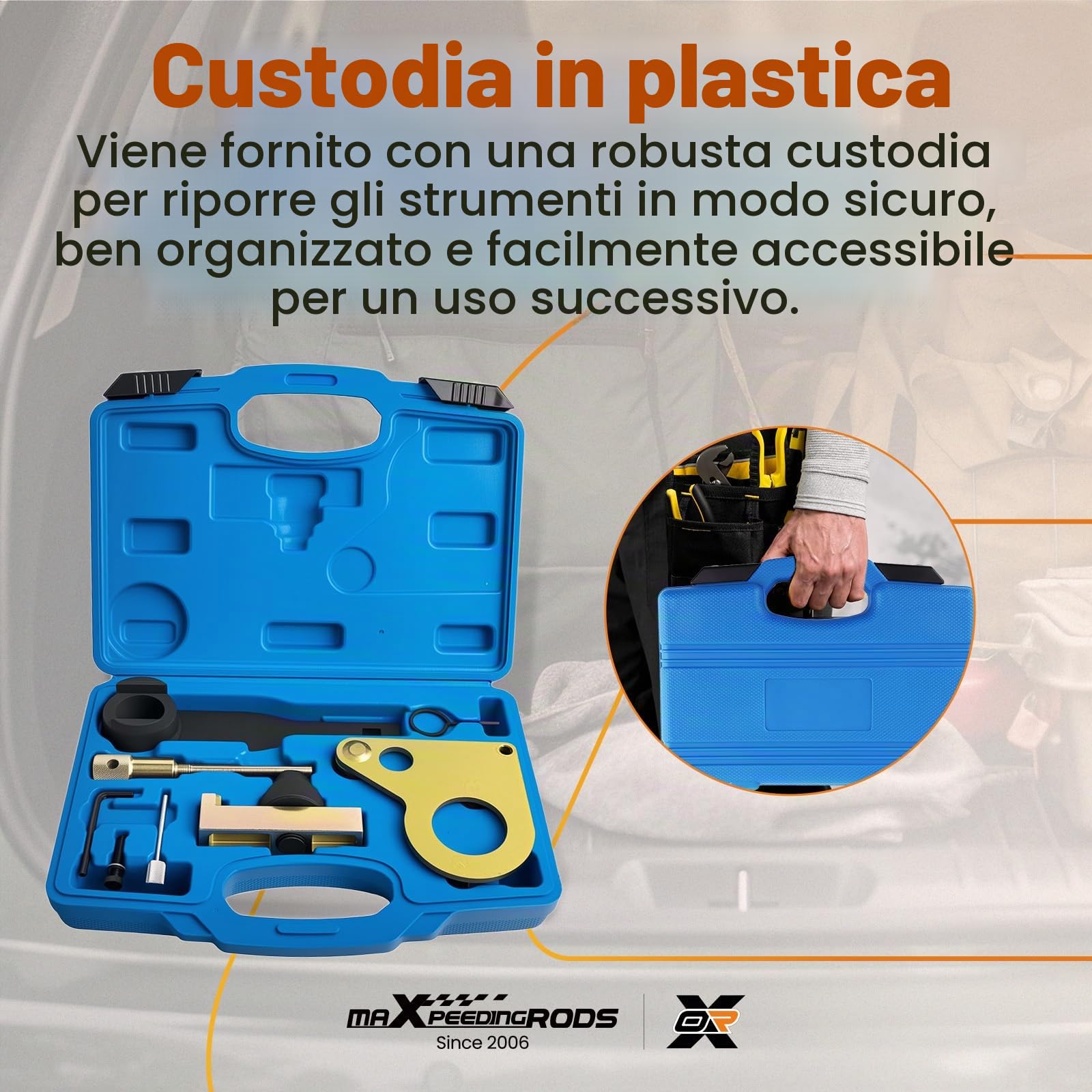 maXpeedingrods Albero a camme e albero motore per Renault Megane MOT 1770 | Attrezzo di regolazione motore per Nissan Opel Primaster Qashqai 2.0 DCI M9R 670 780 782 EN-48334 EN-48330