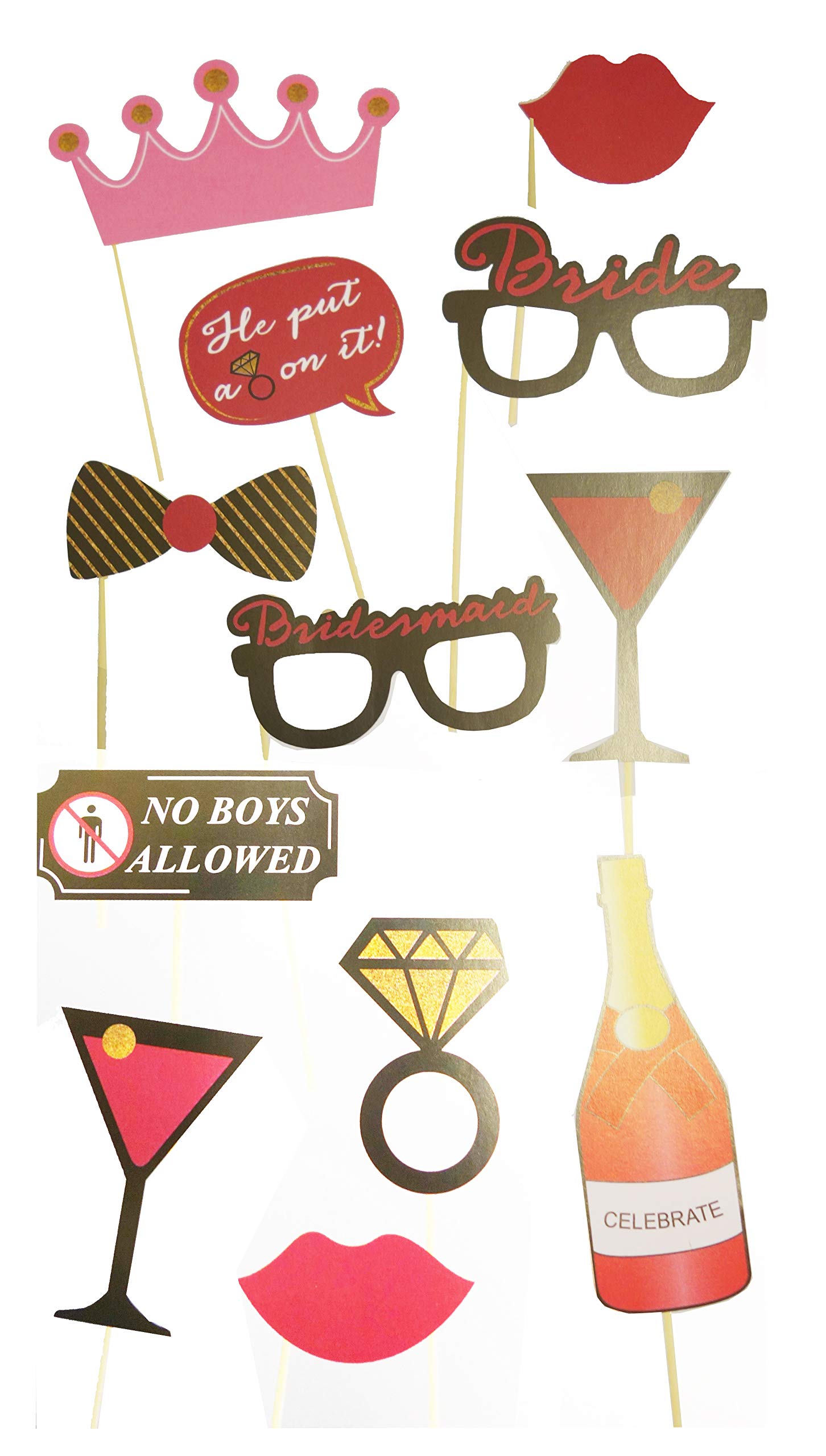 FuncartBachelorette Party Props (12pcs)