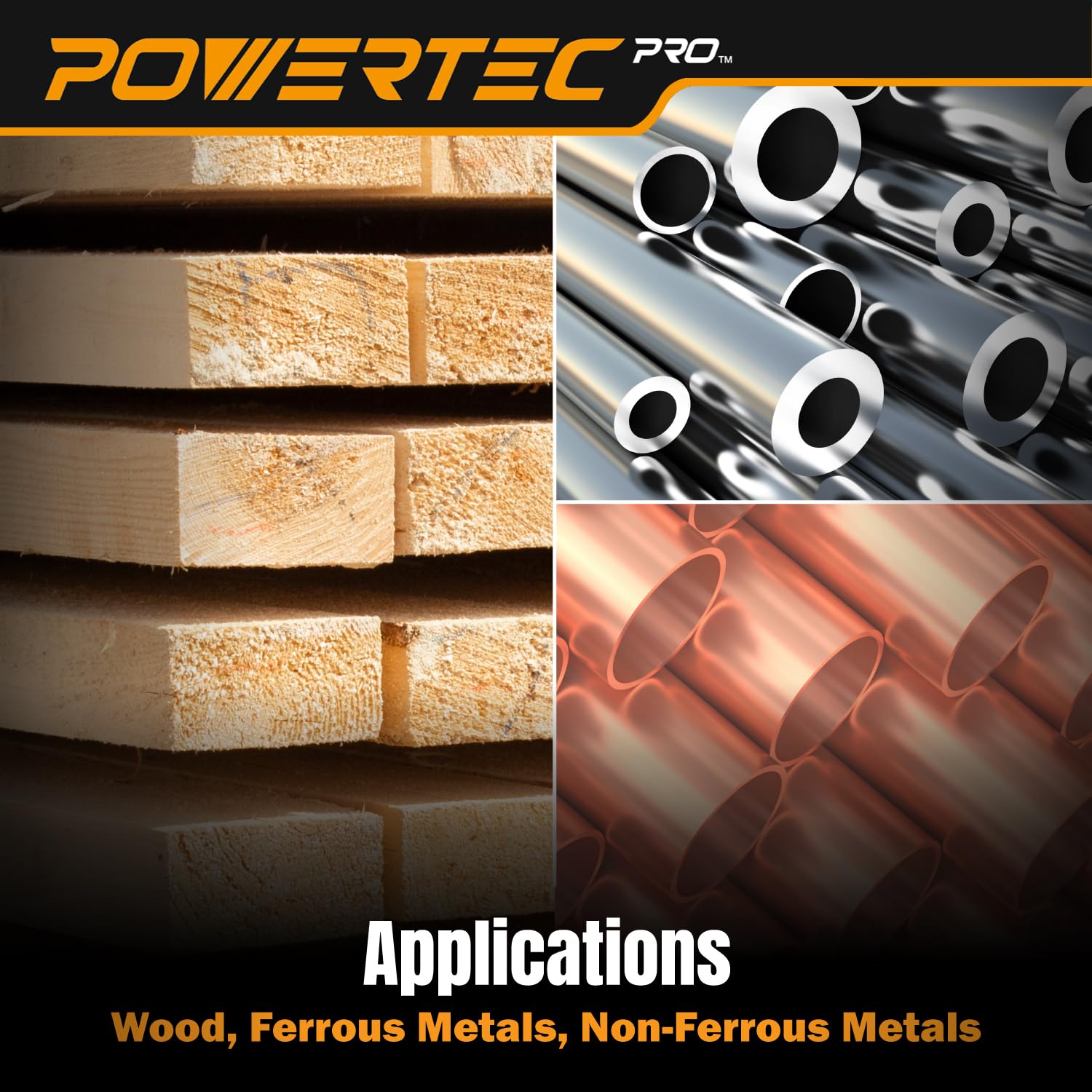 POWERTEC 50 dischi abrasivi con gancio e anello, grana 40, per levigatrice orbitale in ceramica, per levigatrici orbitali casuali da 5 e 8 fori, per automobili, vernici, metallo, lavorazione del legno