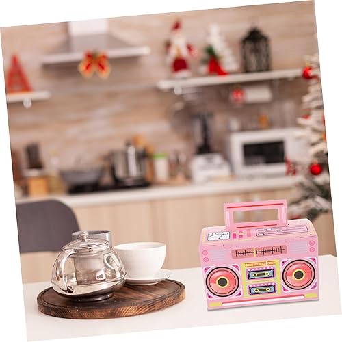 Miniatura 5 de WEKAMOS Cajas de dulces retro, 12 piezas de decoración de fiesta temática musical para celebración de niños y niñas