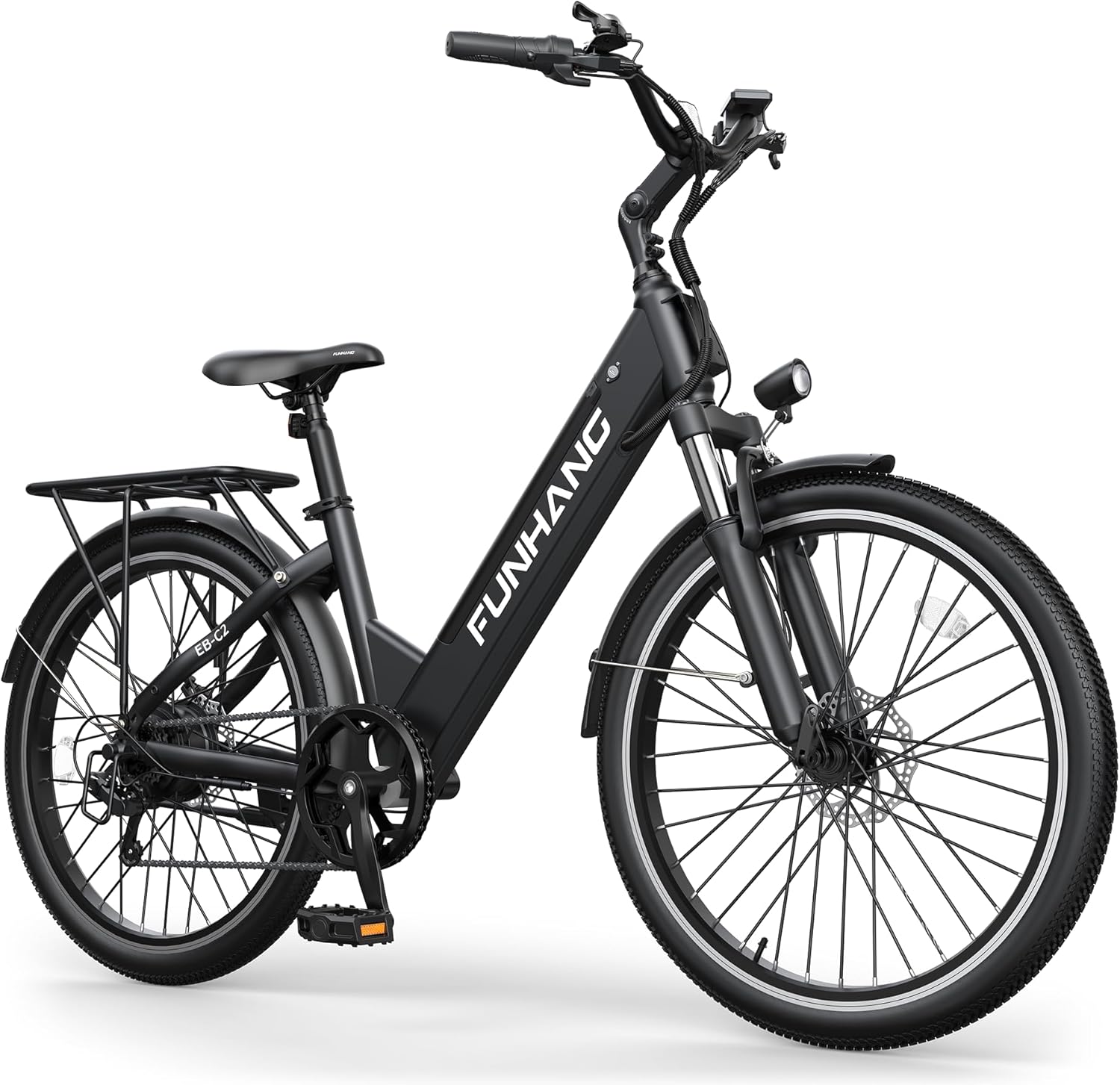 Funhang electric bike - 1000W motor, 374.4Wh battery, 50mi range - City Bike