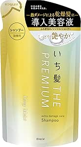 いち髪 THE PREMIUM 【シャイニーモイスト】 エクストラダメージケア 導入美容液 in シャンプー 詰め替え用