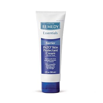 Medline Remedy Essentials Silicone Cream with Zinc Oxide, 4 Oz
