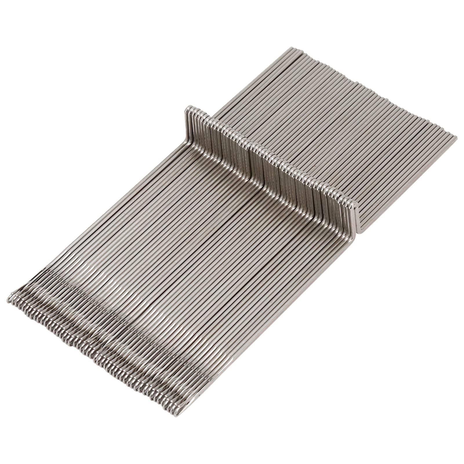 50Pcs Aiguilles à tricoter en acier pour machines à tricoter, KR830 KR838 KR850 Aiguilles à tricoter Aiguilles à tisser professi