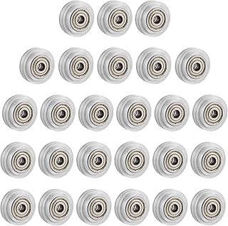 SIMAX3D 3D Printer POM Pulley Wheels, Plastic Linear Bearing Pulley Passive Round Wheel Roller Compatible for Creality Ender 3 Series, CR-10 Series, Anet A8, Mega S 3D Printer (26)