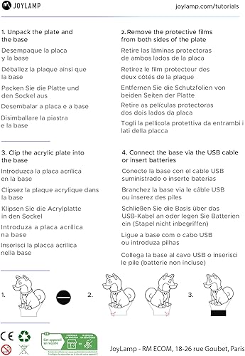 Miniatura 7 de Ladybug and Cat Noir de Miraculous - Colección oficial x Miraculous - 16 colores + control remoto - Lámpara 3D milagrosa