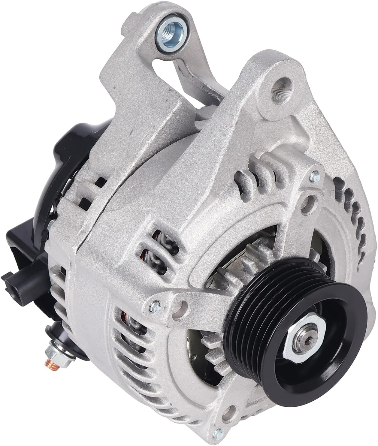 PAROD 56028697AL Alternator 12V 160A Fit for 2009-2010 Dodge Ram 1500, 2010 Ram 2500, 2011-2014 Ram 1500, 2011-2018 Ram 2500, Ram 3500,5.7L V8 CW 6-Groove Clutch Pulley