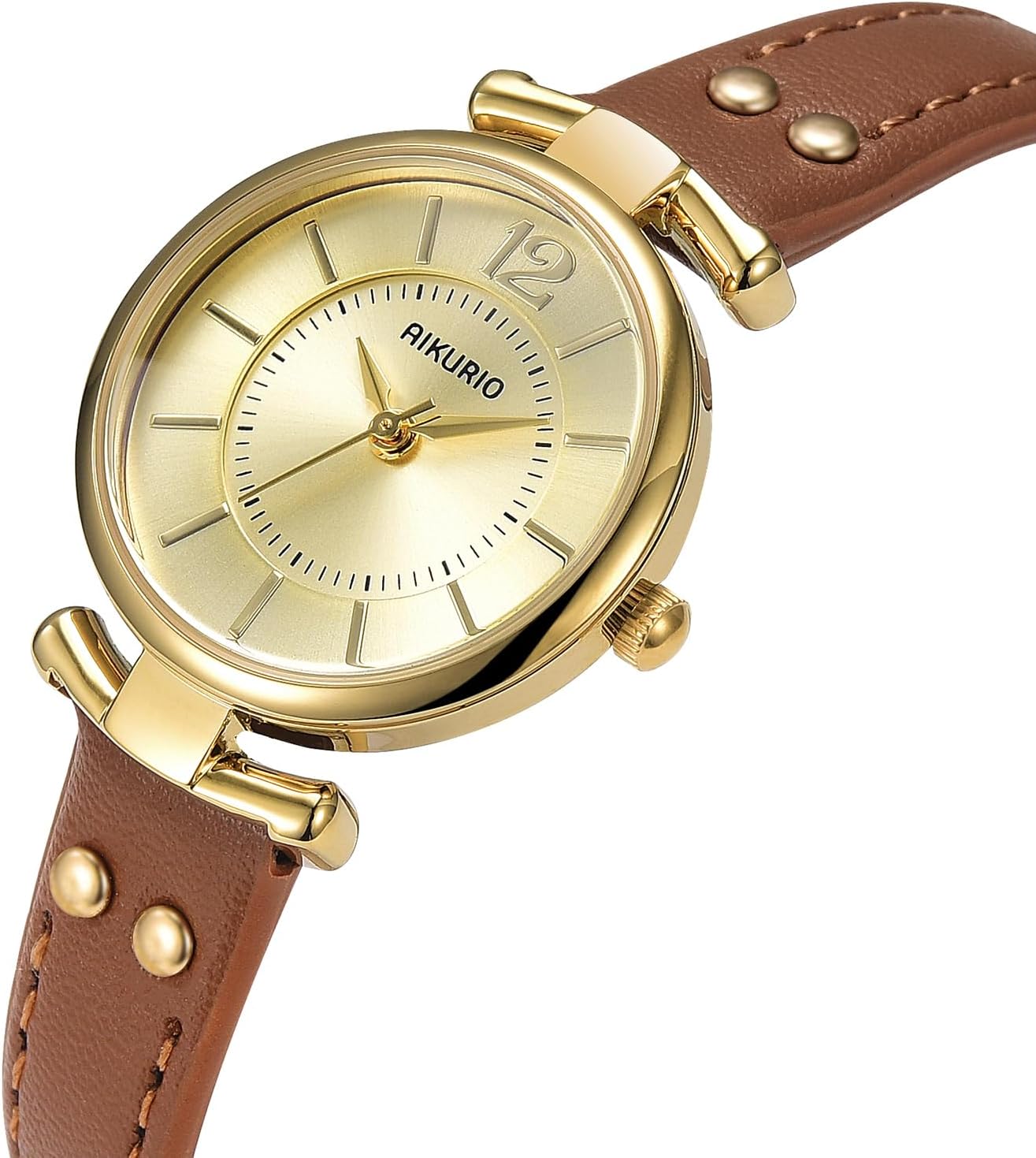 Women's Leather Strap Watch, Womens Watch Wristwatch for Women - Image 2