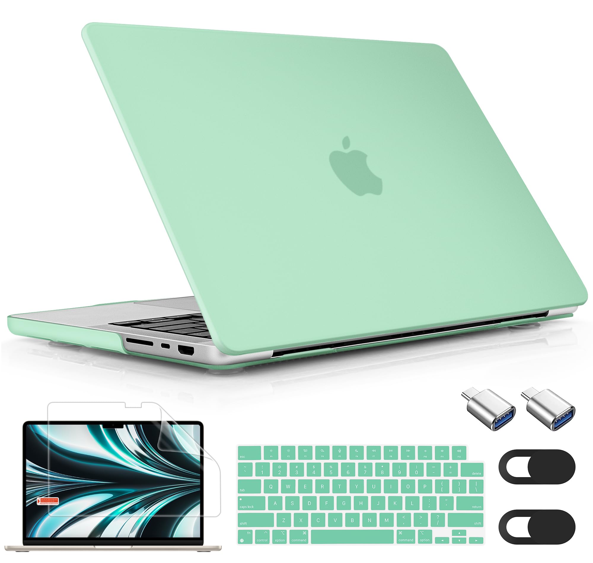 Mektron Hard Shell Case For MacBook Pro 14" 2021 Model A2442 - Includes Keyboard Cover & Screen Protector - View #8